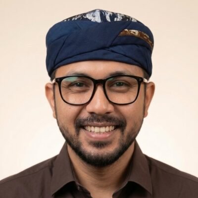 Motif Kontemporer Biru